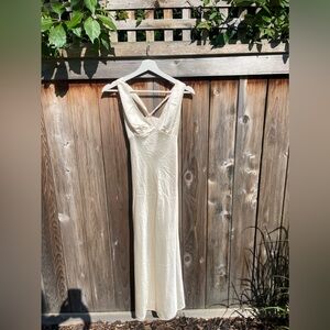 Petal & Pup Satin Maxi Dress